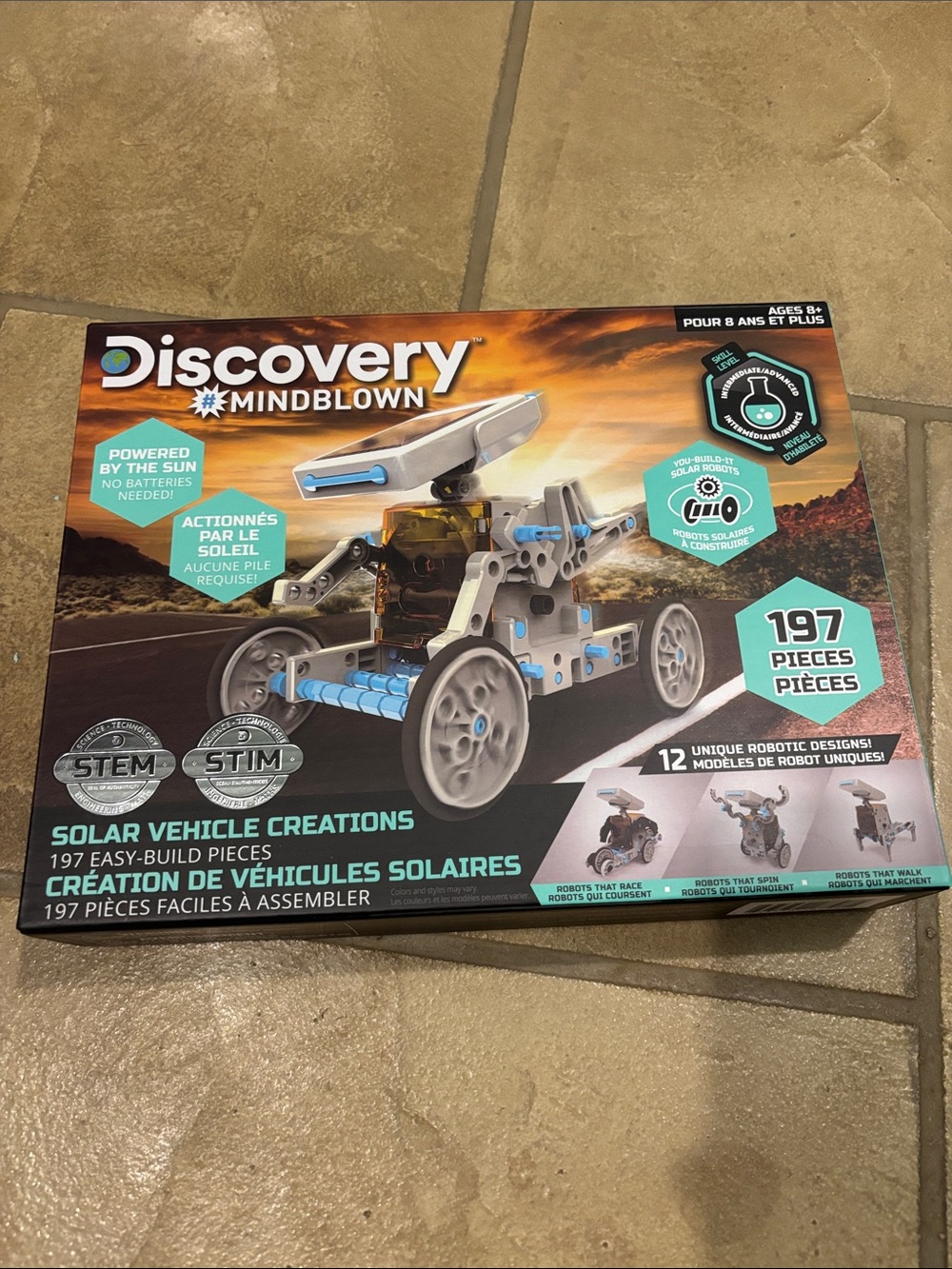 Discovery Mindblown Solar Vehicle Creations Kit - Blue, Gray, White